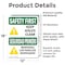 Signmission Safety Culture Sign, 12 in Width, Vinyl Decal, Rectangle, Bilingual OS-2PACK-SF-D-1218-L-10817 - alternate 2
